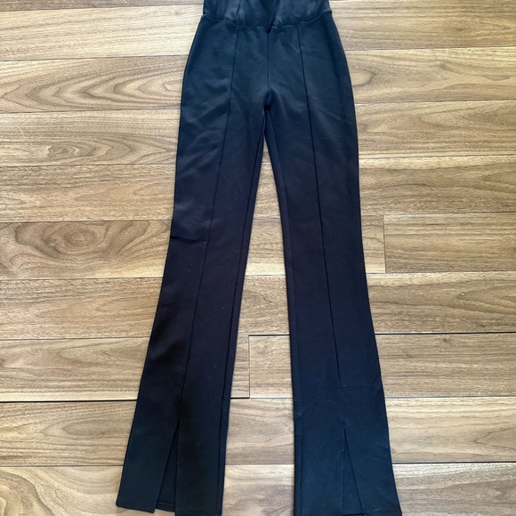 Abercrombie & Fitch | XXS Black Split-Hem Pants - Picture 2 of 6
